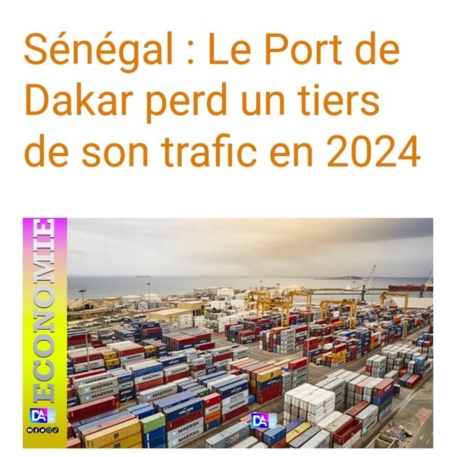 Le Port de Dakar perd un tier de son trafic en 2024 avec le DG Waly Diouf Bodian Le Port de Dakar perd un tier de son trafic en 2024 avec le DG Waly Diouf Bodian
