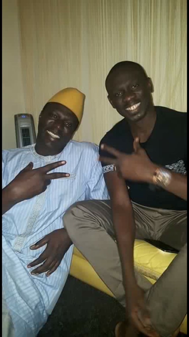 Quand Pape Diouf rend visite à son grand frére Fallou Dieng.