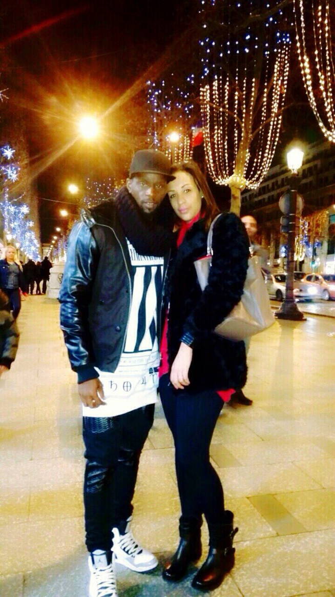 Henry Camara et sa douce moitié à Paris pour fêter noël.