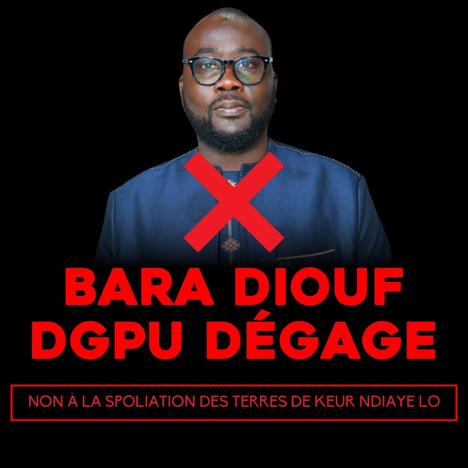 Bara Diouf le Directeur Général du Pôle urbain est un vrai délinquant foncier Bara Diouf le Directeur Général du Pôle urbain est un vrai délinquant foncier