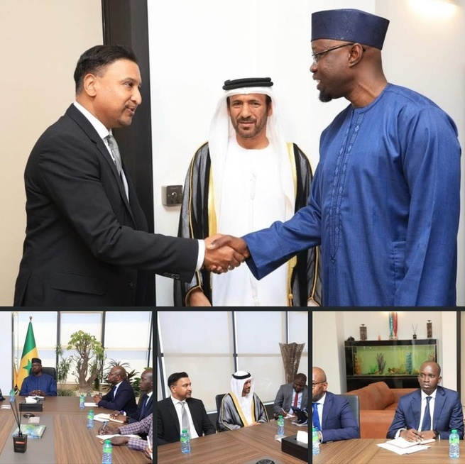 Éducation numérique : Le Premier ministre Ousmane Sonko reçoit le PDG du groupe émirati ALEF Education Éducation numérique : Le Premier ministre Ousmane Sonko reçoit le PDG du groupe émirati ALEF Education