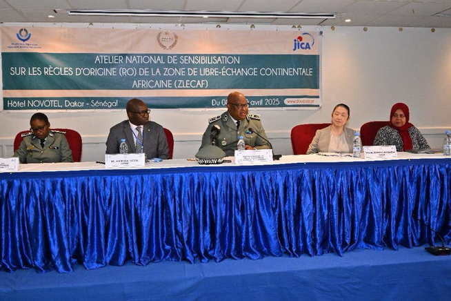 Règles et origine de la ZLECAf : Les Douanes et secteur privé sénégalais sensibilisés sur ses enjeux et opportunités Règles et origine de la ZLECAf : Les Douanes et secteur privé sénégalais sensibilisés sur ses enjeux et opportunités