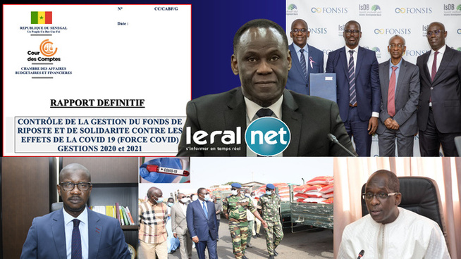 COVID-19 au Sénégal : La gouvernance du fonds Force-COVID-19, épinglée par la Cour des Comptes COVID-19 au Sénégal : La gouvernance du fonds Force-COVID-19, épinglée par la Cour des Comptes