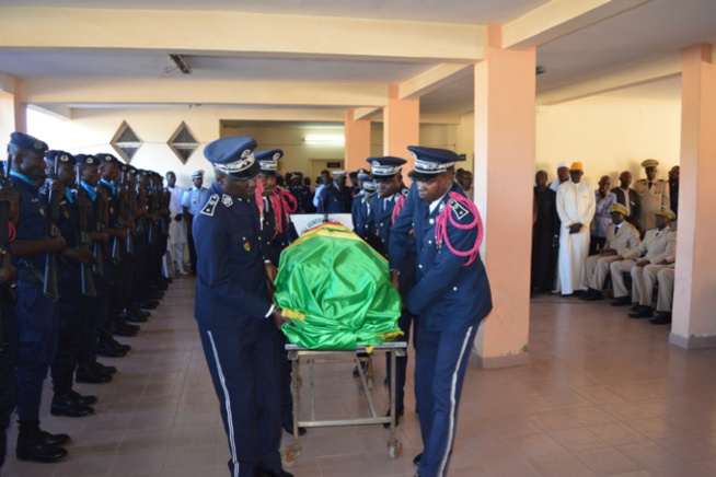 Quelques images de la levée du corps du commissaire Central de Dakar-Plateau Alioune Diène
