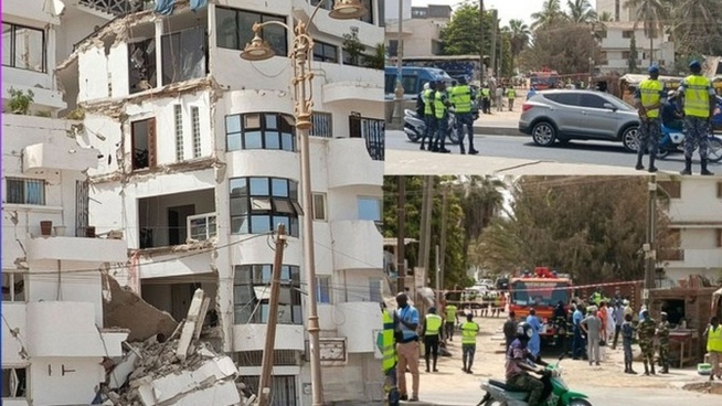 Effondrement d’un immeuble à Ngor : Trois (3) personnes arrêtées pour de graves négligences