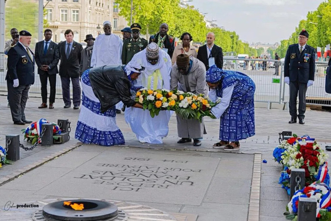 Paris: Hommage aux Tirailleurs Sénégalais et aux soldats Serigne Ahmed Sy Malick et Serigne Fallou Fall