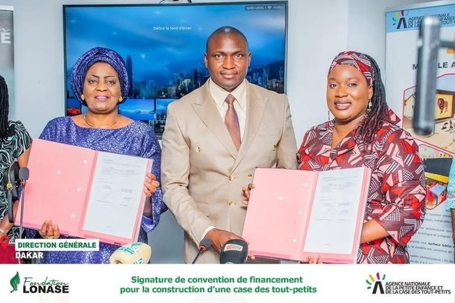 RSE et petite enfance : La LONASE s’engage aux côtés de l’Agence nationale pour la construction d’une Case des Tout-petits à Golf Sud RSE et petite enfance : La LONASE s’engage aux côtés de l’Agence nationale pour la construction d’une Case des Tout-petits à Golf Sud