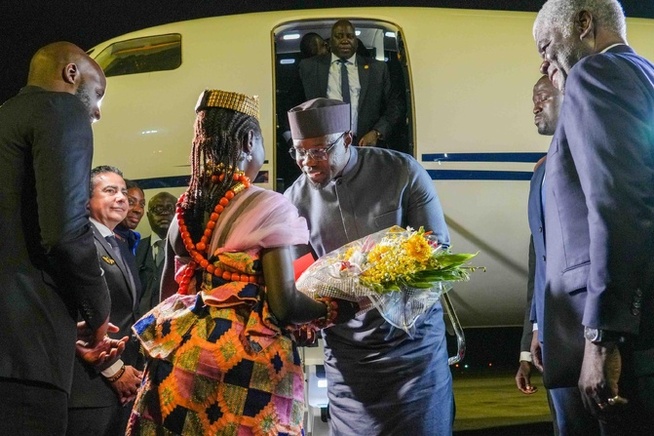 En visite de travail en Côte d’Ivoire : Arrivée du Premier Ministre Ousmane Sonko