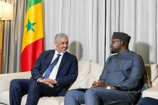 Abidjan : Ousmane Sonko reçoit le président élu de la BAD, Sidi Ould Tah Abidjan : Ousmane Sonko reçoit le président élu de la BAD, Sidi Ould Tah