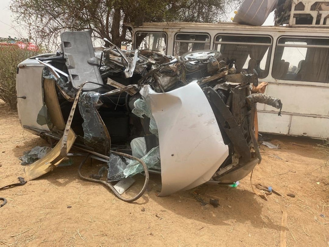 Guéoul (Louga) : Deux morts et cinq blessés graves dans un accident Guéoul (Louga) : Deux morts et cinq blessés graves dans un accident