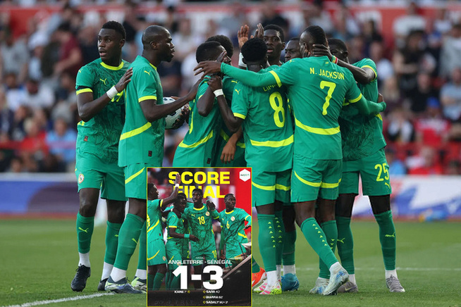 Haute performance d’un match amical : Le Sénégal bat l’Angleterre 3 buts à 1 Haute performance d’un match amical : Le Sénégal bat l’Angleterre 3 buts à 1