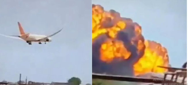 Inde : Un avion d'Air India avec 242 passagers à bord, s'est écrasé dans une zone habitée d'Ahmedabad Inde : Un avion d'Air India avec 242 passagers à bord, s'est écrasé dans une zone habitée d'Ahmedabad