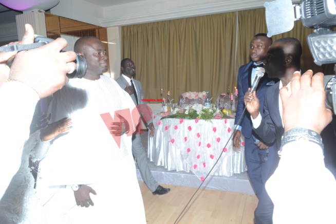 Quand le ministre Diene Farba Sarr donne en mariage sa fille, Pape Diouf assure l'ambiance.