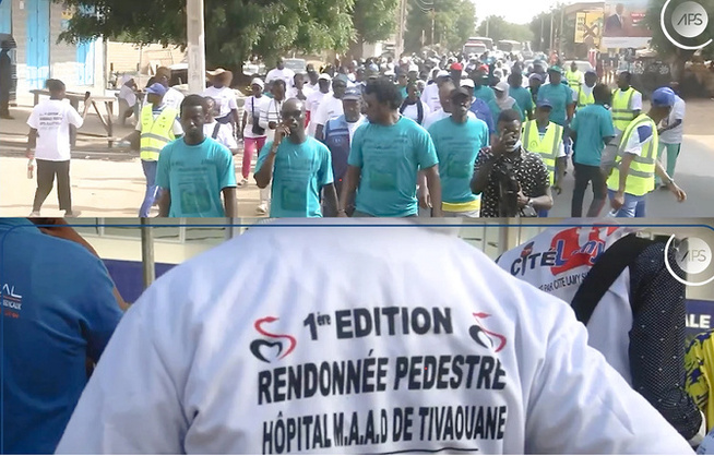 Sensibilisation sur les maladies chroniques : Tivaouane a tenu sa première randonnée pédestre
