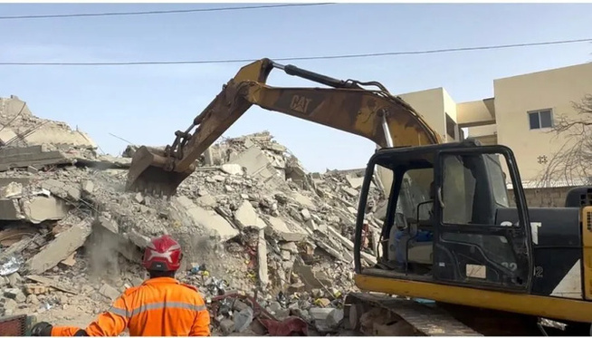 Touba: L'effondrement d'un bâtiment en construction fait trois morts et deux blessés Touba: L'effondrement d'un bâtiment en construction fait trois morts et deux blessés