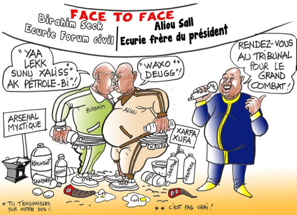 Birahime Seck réagit à la plainte d'Aliou Sall : "Qu’il fasse vite, je dois voyager" Birahime Seck réagit à la plainte d'Aliou Sall : "Qu’il fasse vite, je dois voyager"