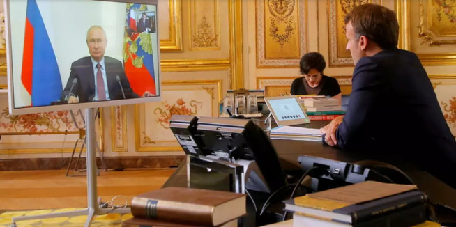 Emmanuel Macron et Vladimir Poutine se reparlent pour la première fois depuis 2022 Emmanuel Macron et Vladimir Poutine se reparlent pour la première fois depuis 2022