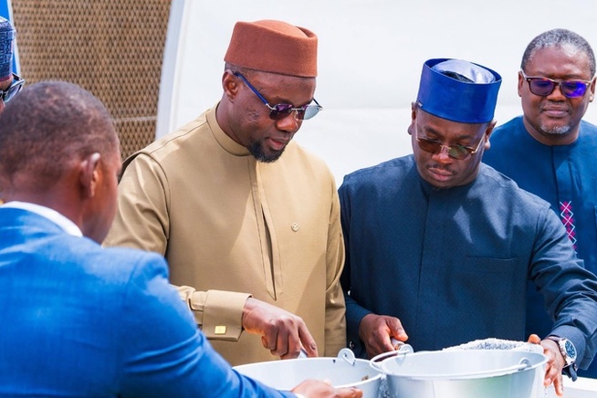 Centre de Traitement des Grands Brûlés: Le Premier ministre Ousmane Sonko a procédé à la pose de la première pierre, ce vendredi Centre de Traitement des Grands Brûlés: Le Premier ministre Ousmane Sonko a procédé à la pose de la première pierre, ce vendredi