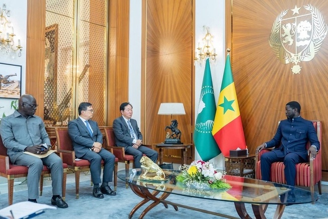 Son vice-président reçu par le Président Faye: Le groupe coréen Donewon veut investir dans la transformation halieutique au Sénégal Son vice-président reçu par le Président Faye: Le groupe coréen Donewon veut investir dans la transformation halieutique au Sénégal