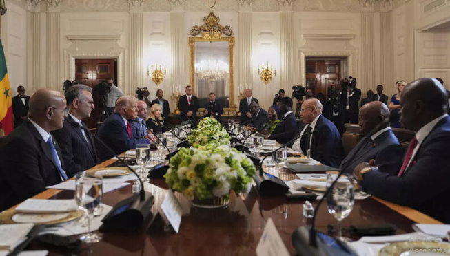 Devant Donald Trump, cinq présidents africains font étalage de la richesse de leurs sols Devant Donald Trump, cinq présidents africains font étalage de la richesse de leurs sols