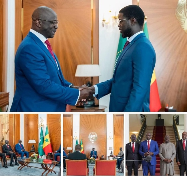 Vista Bank veut renforcer sa présence au Sénégal : Simon Tiemtoré, son PDG reçu par Bassirou Diomaye Faye Vista Bank veut renforcer sa présence au Sénégal : Simon Tiemtoré, son PDG reçu par Bassirou Diomaye Faye