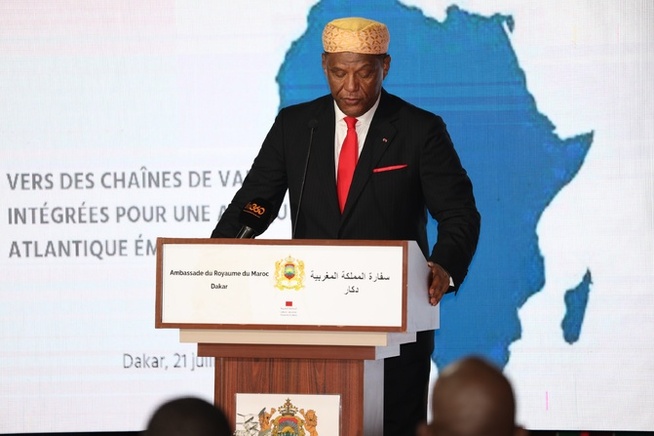 « Vers des chaînes de valeur intégrées pour une Afrique Atlantique émergente » : L’intégralité du Discours de l’Ambassadeur du Royaume du Maroc au Sénégal « Vers des chaînes de valeur intégrées pour une Afrique Atlantique émergente » : L’intégralité du Discours de l’Ambassadeur du Royaume du Maroc au Sénégal