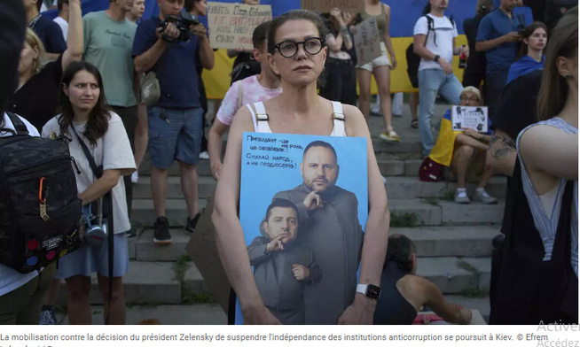 Ukraine: la mobilisation continue pour rétablir l'indépendance des institutions anticorruption Ukraine: la mobilisation continue pour rétablir l'indépendance des institutions anticorruption