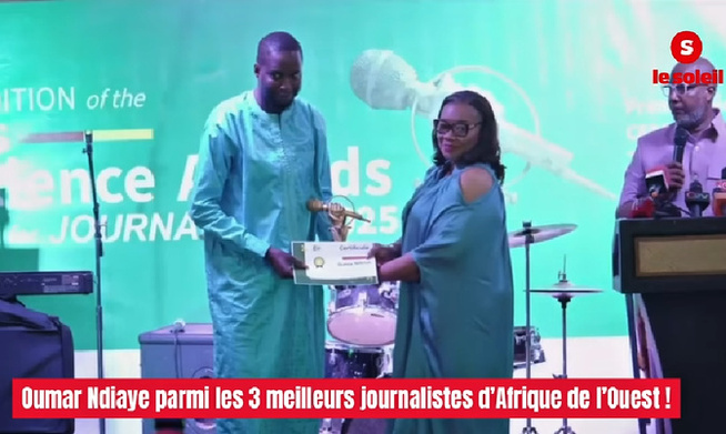 Prix d’excellence journalistique : Oumar Ndiaye fait « briller Le Soleil » à la CEDEAO Prix d’excellence journalistique : Oumar Ndiaye fait « briller Le Soleil » à la CEDEAO