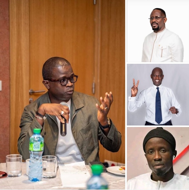 Babacar ABBA Mbaye rend visite à Mansour Faye Abdou Nguer Moustapha Diop..