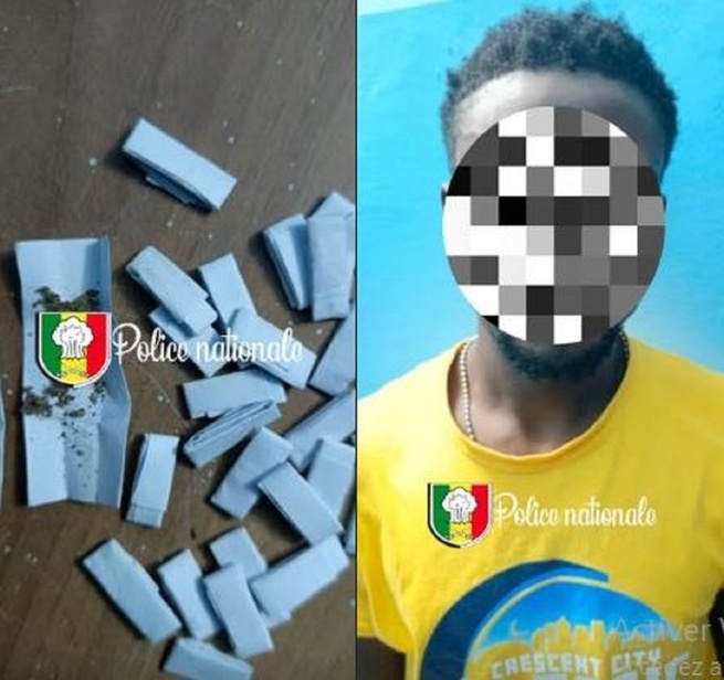 Ziguinchor : Un étranger arrêté avec 28 doses de “Kush” à Boudody, lors d’une opération nocturne Ziguinchor : Un étranger arrêté avec 28 doses de “Kush” à Boudody, lors d’une opération nocturne