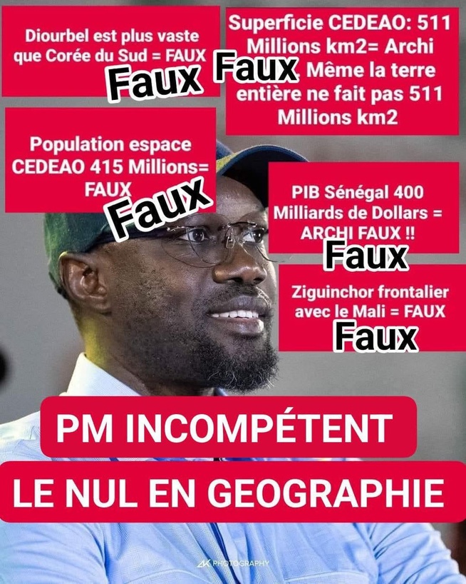 OUSMANE SONKO, NE DEVRAIS TU PAS ARRÊTER DE PARLER DE GEOGRAPHIE STP ? OUSMANE SONKO, NE DEVRAIS TU PAS ARRÊTER DE PARLER DE GEOGRAPHIE STP ?