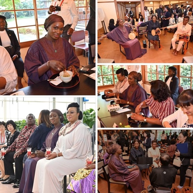 TICAD9- immersion culturelle des Premières Dames : Marie Khone Faye salue un dialogue culturel au Japon