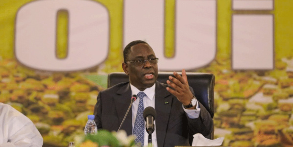 Référendum : Macky Sall convoque le Conseil national de l'Apr Référendum : Macky Sall convoque le Conseil national de l'Apr