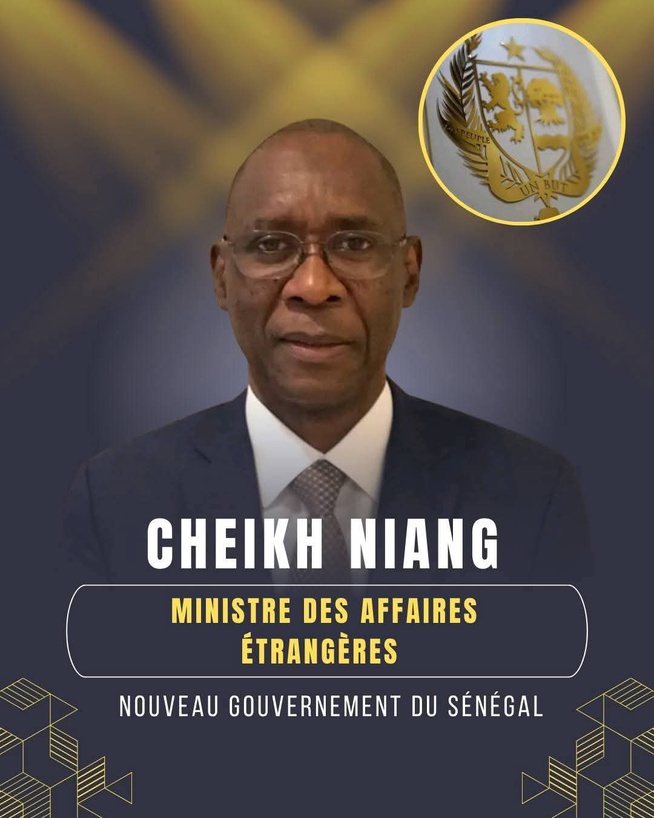 Cheikh Niang, un diplomate de carrière à la tête des Affaires étrangères Cheikh Niang, un diplomate de carrière à la tête des Affaires étrangères