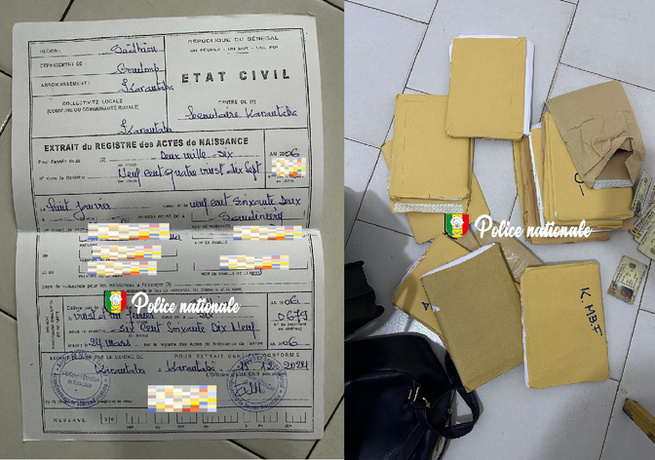 Faux papiers et escroquerie : Un récidiviste tombe dans les filets de la police, avec 162 extraits de naissance falsifiés