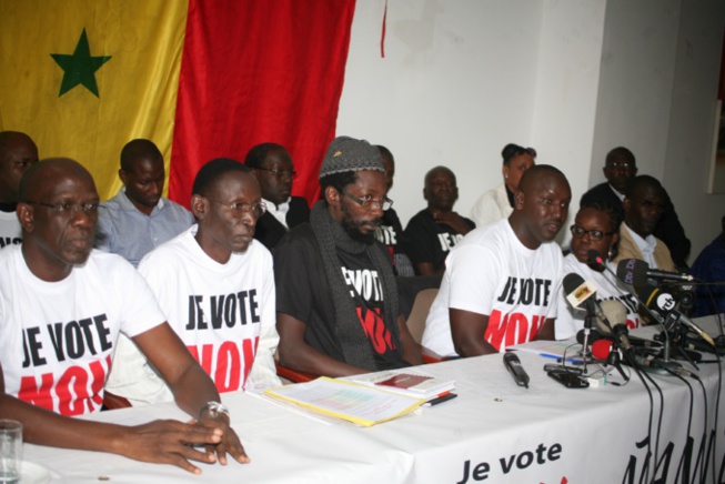 «Le Président Sall doit démissionner si le Non l’emporte» (Front du Non) «Le Président Sall doit démissionner si le Non l’emporte» (Front du Non)