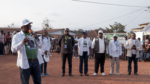 Pr Adrien Mougougou lance officiellement la campagne des candidats issus de l'alliance UDB et UPR à Mbigou