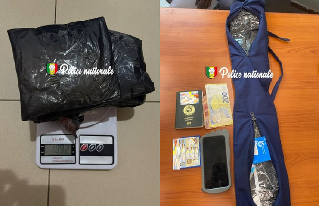 Aéroport de Dakar : l’OCRTIS déjoue une tentative d’exportation, une mule arrêtée avec un kilo de cocaïne Aéroport de Dakar : l’OCRTIS déjoue une tentative d’exportation, une mule arrêtée avec un kilo de cocaïne