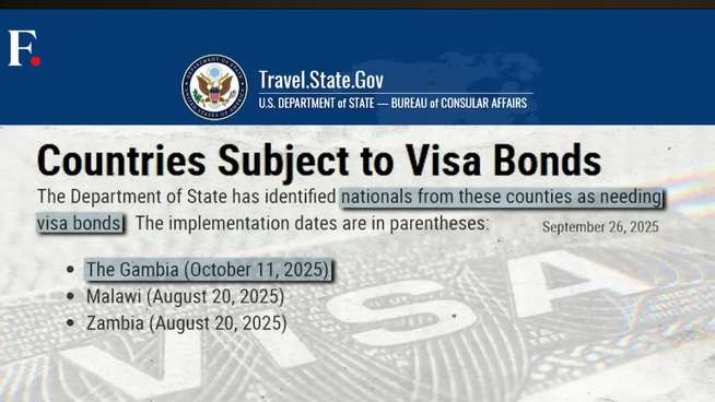 L'administration Trump a étendu son programme de caution pour visa L'administration Trump a étendu son programme de caution pour visa