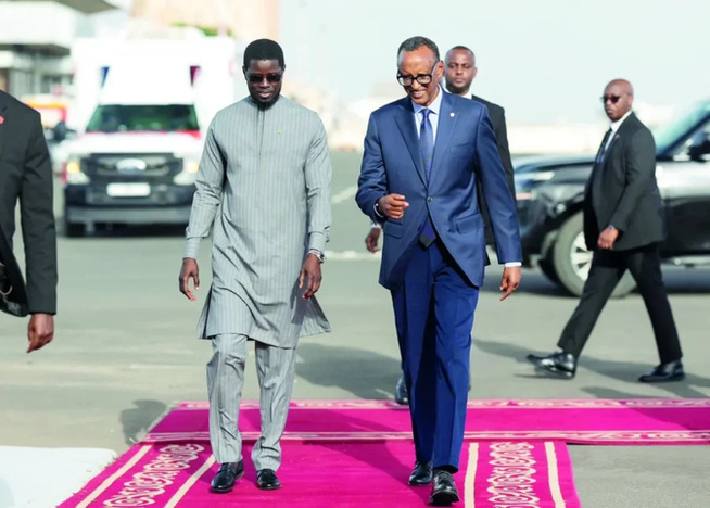 Diplomatie : le président Bassirou Diomaye Faye attendu au Rwanda ce vendredi Diplomatie : le président Bassirou Diomaye Faye attendu au Rwanda ce vendredi