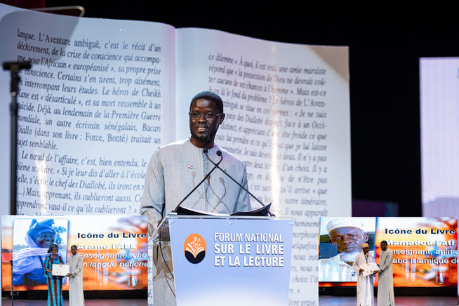 Forum du Livre : Diomaye Faye appelle à refonder la politique du livre et de la lecture
