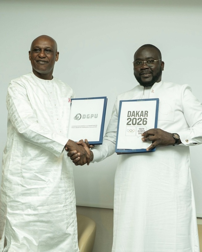 Dakar 2026 : Le COJOJ et la DGPU scellent une convention stratégique, pour faire de Diamniadio le cœur des Jeux Olympiques de la Jeunesse Dakar 2026 : Le COJOJ et la DGPU scellent une convention stratégique, pour faire de Diamniadio le cœur des Jeux Olympiques de la Jeunesse