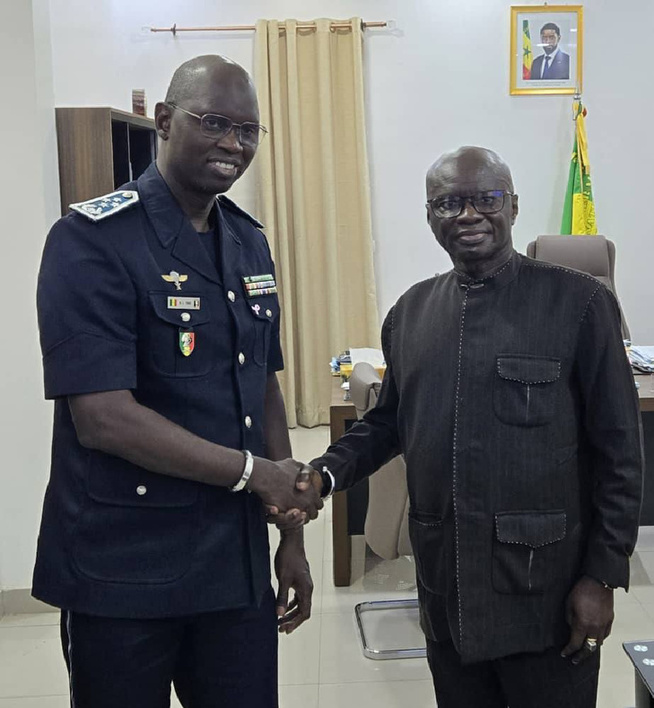 Oumar Pène en visite à la Police nationale : vers un hymne au dialogue et à la paix