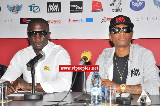 Les images de la conférence de presse de l'artiste Nigerien WIZKID à Dakar. Les images de la conférence de presse de l'artiste Nigerien WIZKID à Dakar.