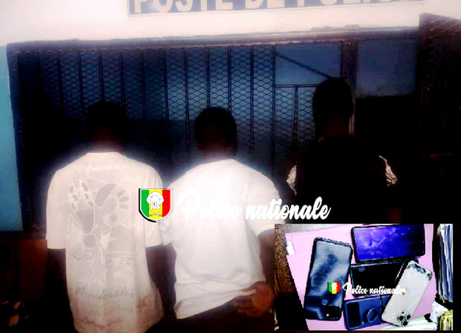 Joli coup de filets à Grand Yoff : trois individus arrêtés association de malfaiteurs, vols multiples de téléphones portables…