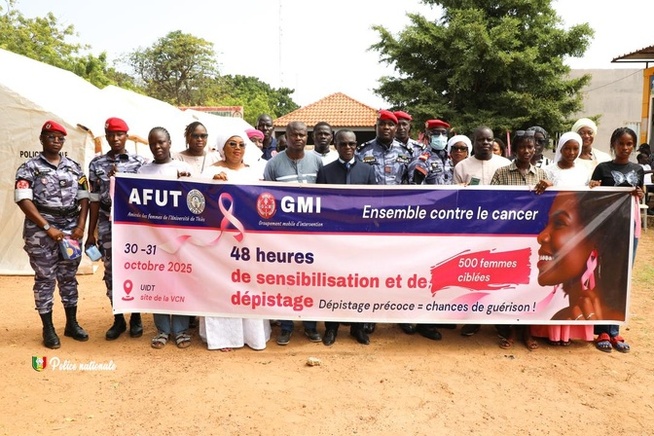 Lutte contre les cancers féminins : Avec la Police nationale, 802 dépistages réalisés lors de la journée Octobre Rose à l’UIDT Lutte contre les cancers féminins : Avec la Police nationale, 802 dépistages réalisés lors de la journée Octobre Rose à l’UIDT