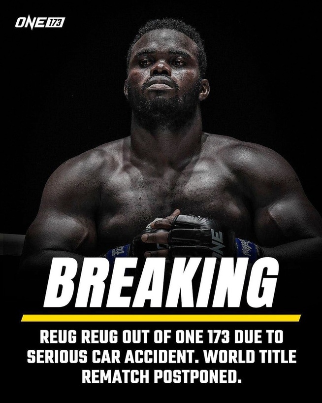 MMA : Reug Reug, victime d’un accident de voiture aux Émirats arabes unis MMA : Reug Reug, victime d’un accident de voiture aux Émirats arabes unis