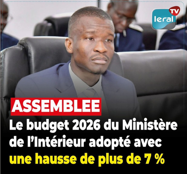Assemblée nationale : Le budget du Ministère de l’Intérieur adopté avec une hausse de 7% Assemblée nationale : Le budget du Ministère de l’Intérieur adopté avec une hausse de 7%