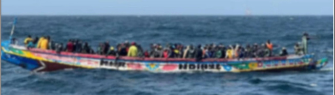 Tivaouane : Une pirogue de 96 migrants échoue sur la plage de Khondio Tivaouane : Une pirogue de 96 migrants échoue sur la plage de Khondio