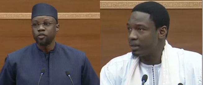 Tensions à l’Assemblée nationale : Echange musclé entre Ousmane Sonko et Pape Djibril Fall Tensions à l’Assemblée nationale : Echange musclé entre Ousmane Sonko et Pape Djibril Fall